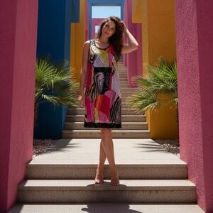 Piccadilly abstract dress